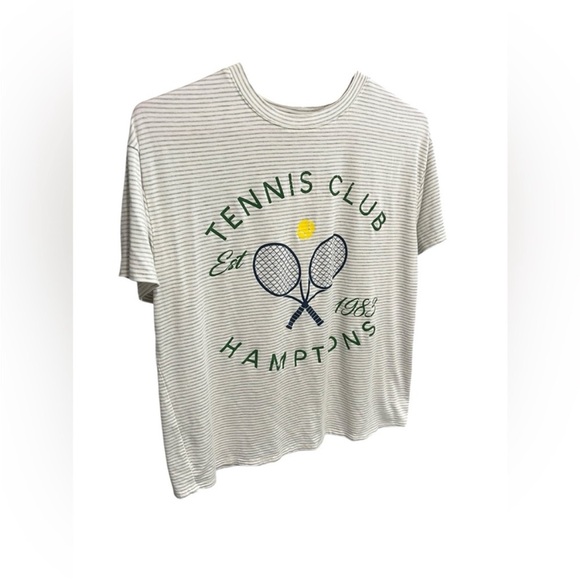 Hampton’s Woman’s Striped Tennis T-Shirt - Small - Picture 2 of 6